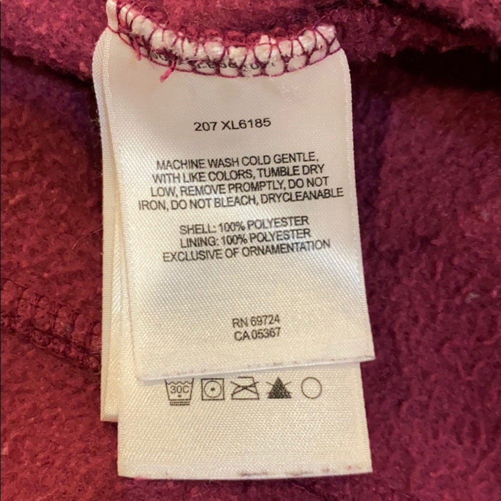 Columbia full Zip Up fleece Gorp core Jacket/sweater - Picture 4 of 8